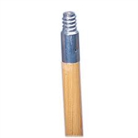 Metal-tip Threaded End Broom Handle, 60" x 1-1/8", 1 each