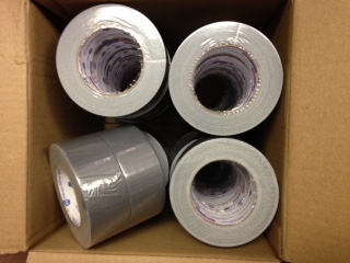 2" Silver Duct Tape - 24 rolls per case
