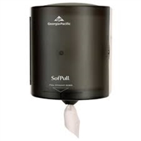 Georgia-Pacific SofPull 58204 Translucent Smoke Regular Capacity Towel Dispenser