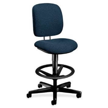 ComforTask Swivel Stool Drafting Chair, Blue