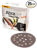 Abranet HD 6" 15 Hole Mesh Grip Disc 120 Grit, 25 Per Box