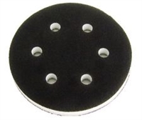 Grip Faced Interface Pad with 5 Holes, 5" Diameter 1/2" Thick, Each