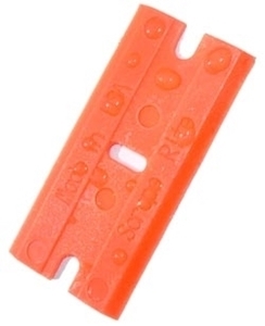 Plastic Razor Blades with Blunt Edge (100pc Pack)