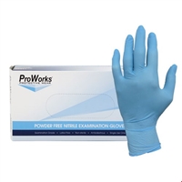 Nitrile Powder Free Exam Glove, Blue 5 Mil, 100 Per Box