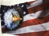 USA Flag UV Neck Gaiter, Eagle