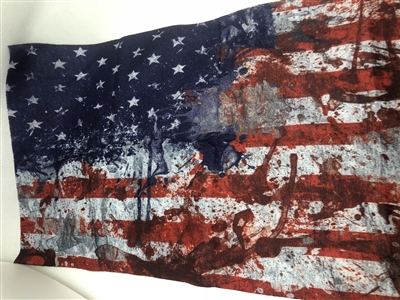 USA Flag UV Neck Gaiter, Rustic Pattern
