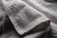 50 Lbs of White Washed Terry Cloth Rags