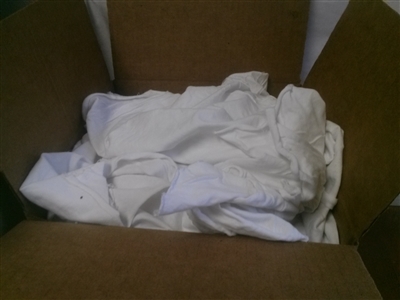White T-shirt Cotton Rag 50Box