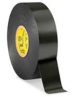 3/4" Black Electrical Tape, 3/4"x66', 100 per case