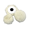 Bison Roloc Flat Twist White Wool Buffing Pad, Each