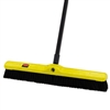 24" 2 5/8" trim Medium Sweep Polypropylene Broom - Rubbermaid
