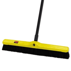 24" 2 5/8" trim Medium Sweep Polypropylene Broom - Rubbermaid
