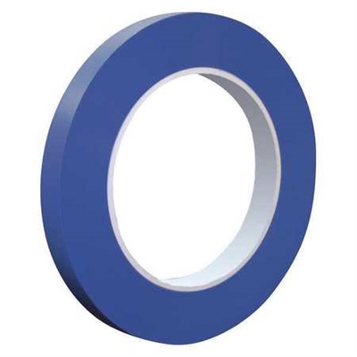 1/4" Blue Fineline Vinyl  Masking Tape, .25" x 36YD, Roll