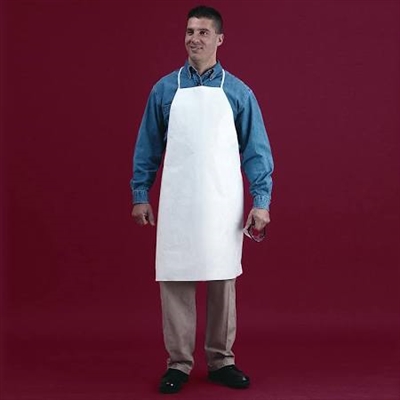 Microporous Apron, white, 28" x 36", 100 per pack