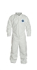 DuPont TY125S Tyvek Coverall Zipper Front Elastic Wrist/Ankle, Size 3X Large, Case of 25