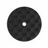 8" X 1" Black Convoluted Foam Face Grip Buffing Pad with Flat Backing, 2 pack