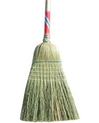 Heavy - Duty Contractor's Corn Broom, Bundle of 6