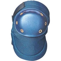 Hard Cap Knee Pads, Adjustable Strap, Value Contoured, One Size Fits All, Blue, 1 Pair