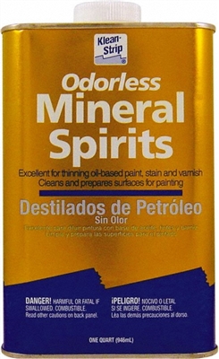Klean-Strip Odorless Mineral Spirits, Light Yellow, Gallon