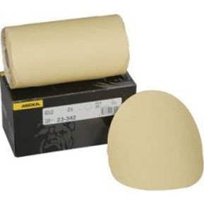 Mirka Gold Bull Dog 6" Alum Oxide Heavy Duty  PSA  Abrasive Disc 40 Grit, 50 discs
