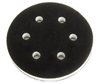 Grip Faced Interface Pad with 5 Holes, 5" Diameter 1/2" Thick, Each