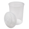 3M PPS Large Kit 16024, 25 Lids with 200 Micron Filters, 25 Liners, 10 Sealing Plugs, (32 oz/950 mL)