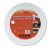 3M Scotch Brand Double Coated Urethane Foam Tape Off White, 3/4"X36 yard