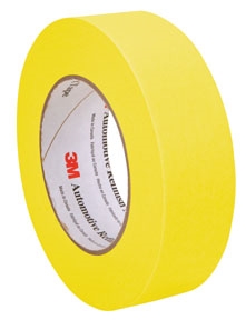 3M Yellow Refinishing Tape, 1" Case of 36