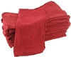 Red Utility Shop Towels, Pack of 100 Rags