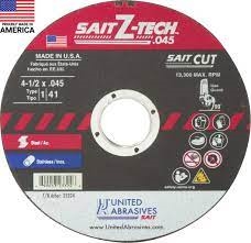 SAIT 4 1/2" x .045 x 7/8" Arbor Type 1 Z-Tech High Performance Zirconium Cutting Disc