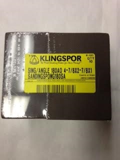 Single Angle Sanding Sponge 4-7/8x2-7/8x1, 180 Grit, pack of 10