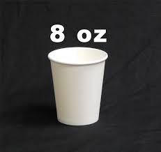 8 OZ White Mixing Cup 100/case