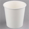 Flex Double Poly Paper Food Container 16oz, White