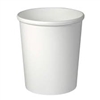 Flex Double Poly Paper Food Container 32oz, White