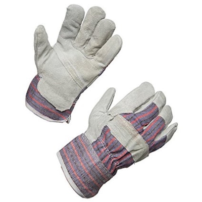 Split Cowhide Starched Gauntlet Cuff Leather Work Glove, X-Large, 1 Case of 120 Pair