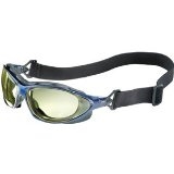 Uvex S0622xe Uvex Seismic Sealed Eyewear, Metalic Blue Frame Uv Amber Lens