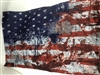 USA Flag UV Neck Gaiter, Rustic Flag