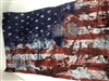USA Flag UV Neck Gaiter, Rustic Pattern