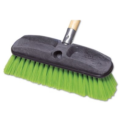 Rubbermaid Green Truck Wash Brush, 10"L x 2-3/4"W, 1 each