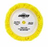 Buff N Shine 7503GYS 7.5" x 1.5" pile Wool Blend Single Ply Grip Polishing/Finishing Pad - Yellow